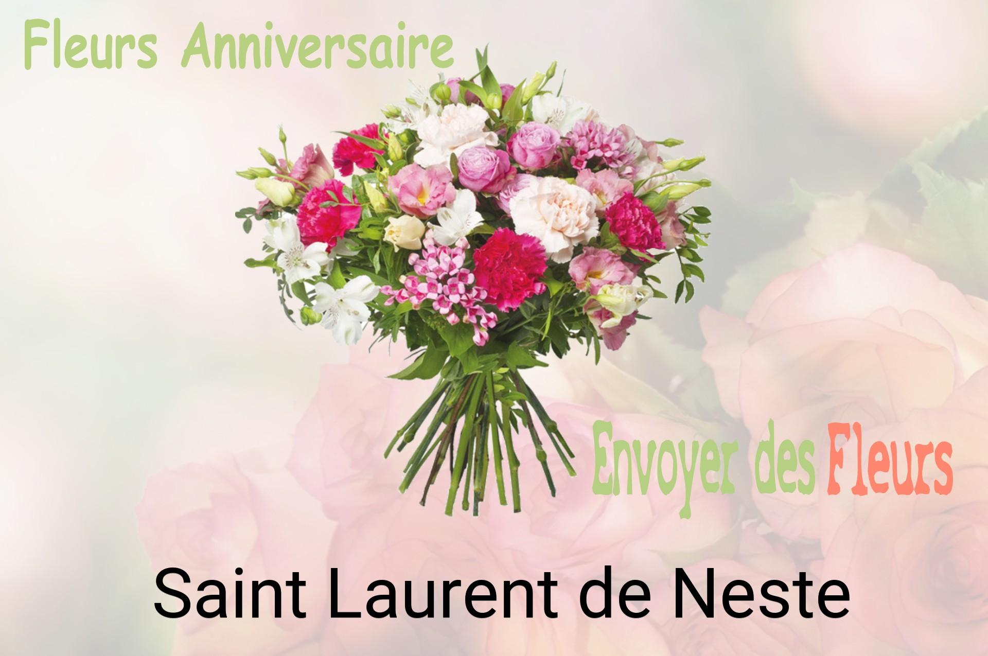 Bouquet de fleurs d’anniversaire livré à Saint-Laurent-de-Neste
